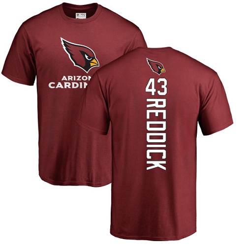 Arizona Cardinals Men Maroon Haason Reddick Backer NFL Football #43 T Shirt